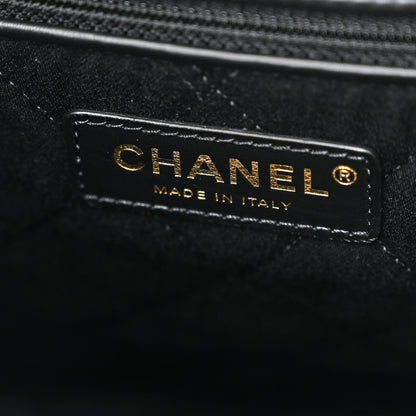 Chanel Shiny Calfskin Quilted Small Chanel 22 Black 8 of 12