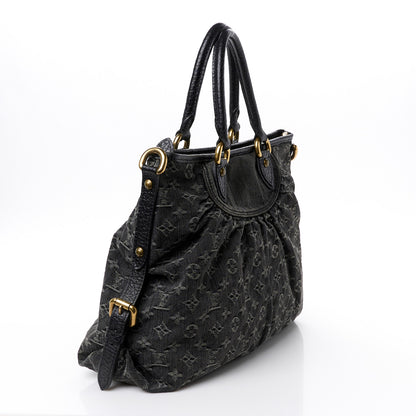 Louis Vuitton Denim Neo Cabby GM Black 3 of 9