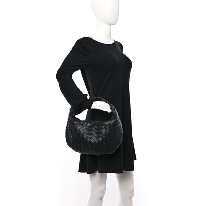Bottega Veneta Nappa Intrecciato Teen Jodie Hobo Black 2 of 8