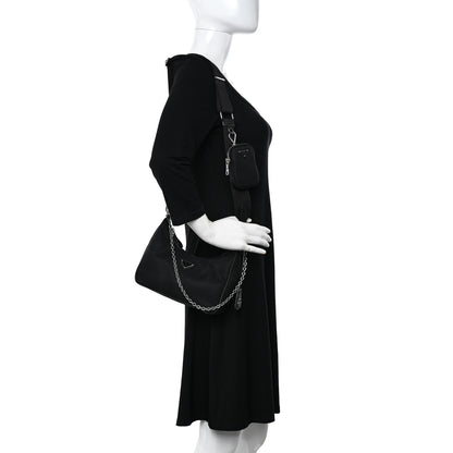 Prada Nylon Re-Edition 2005 Shoulder Bag Black 2 of 11