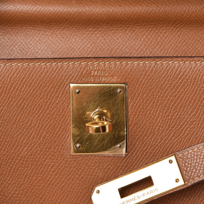 Hermes Courchevel Kelly Sellier 28 Gold 25 of 49