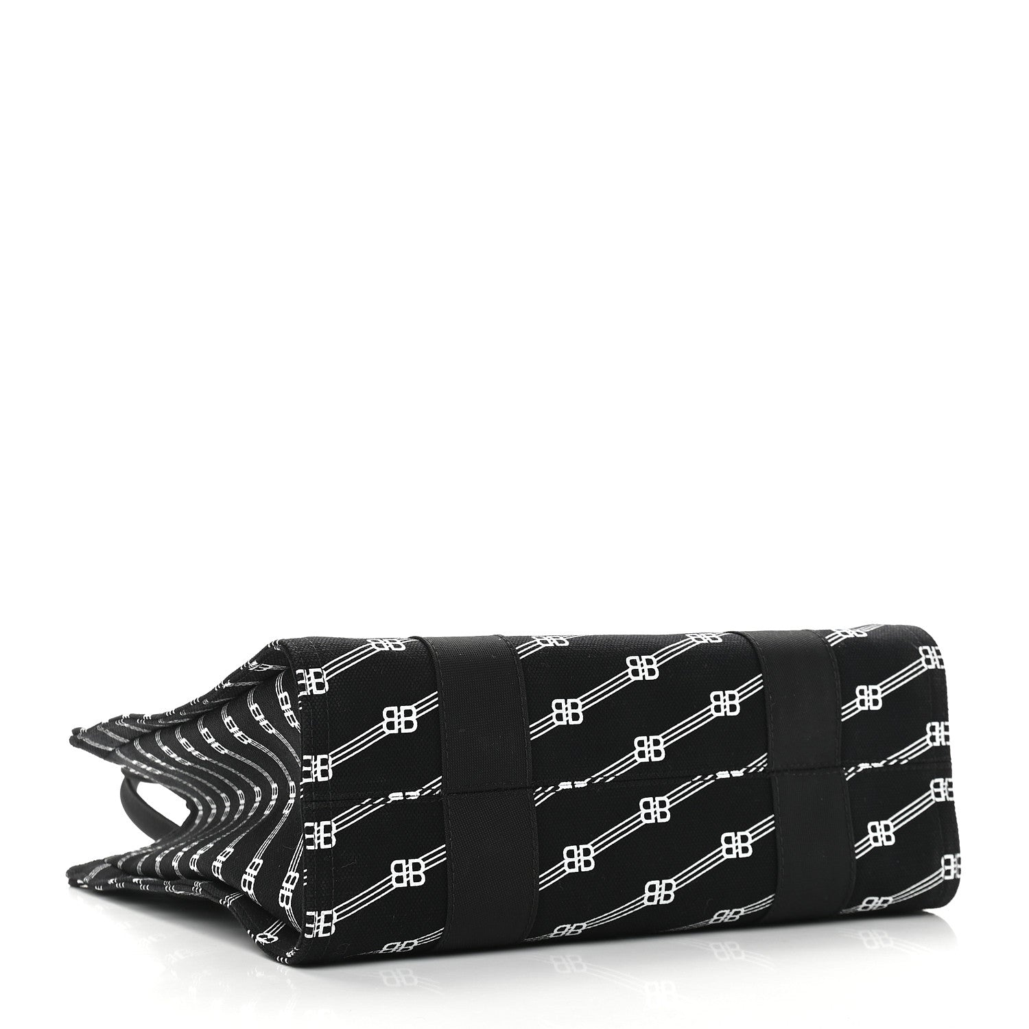 Balenciaga Canvas BB Monogram Sharp Tote Black 4 of 8