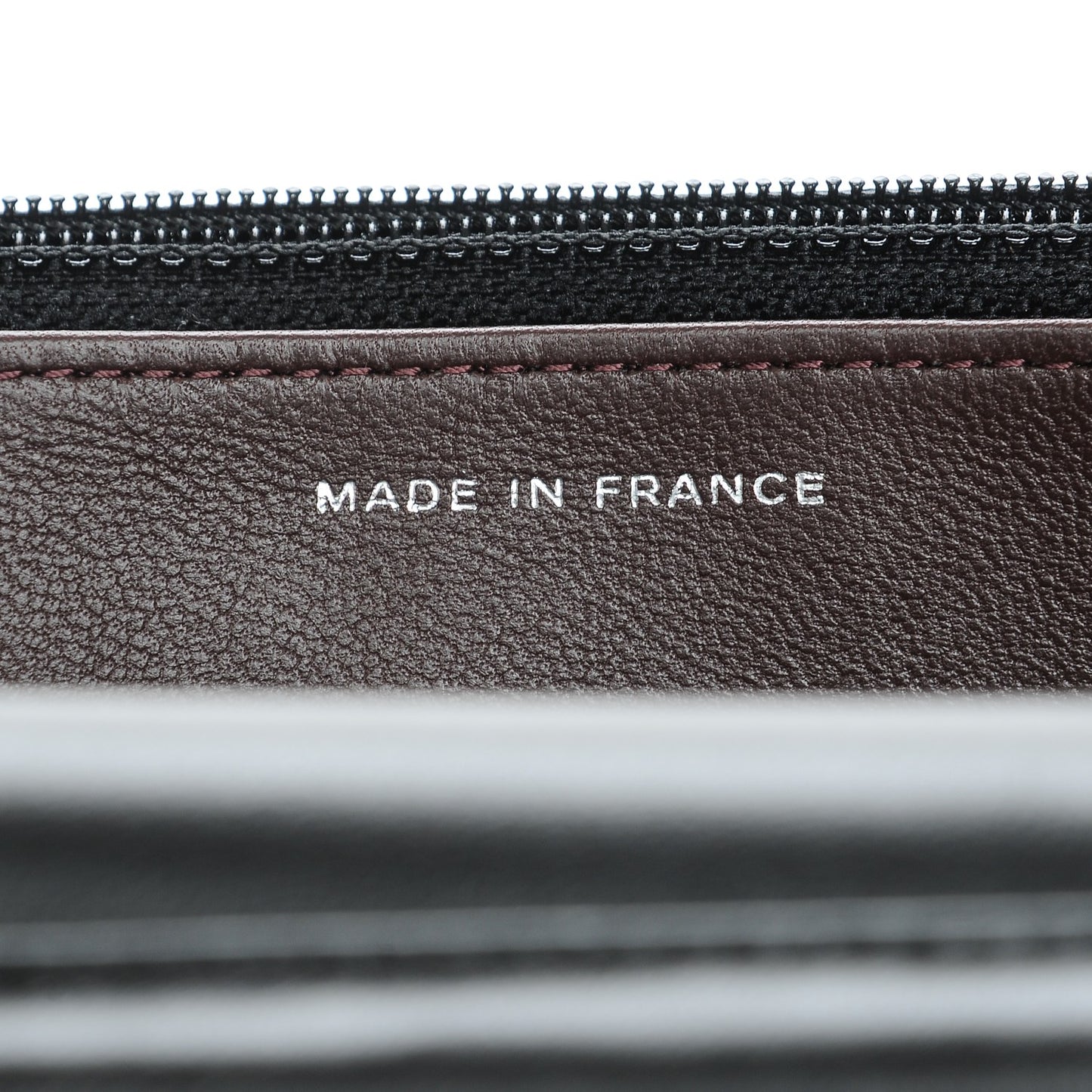 Lambskin Quilted Wallet On Chain WOC Black