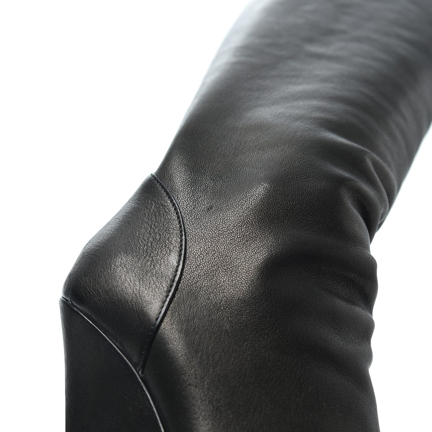 Calfskin Jinny 105 Thigh High Boots 35 Black