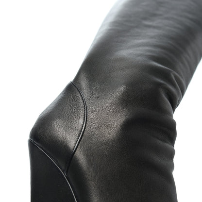 Saint Laurent Calfskin Jinny 105 Thigh High Boots 35 Black 19 of 23