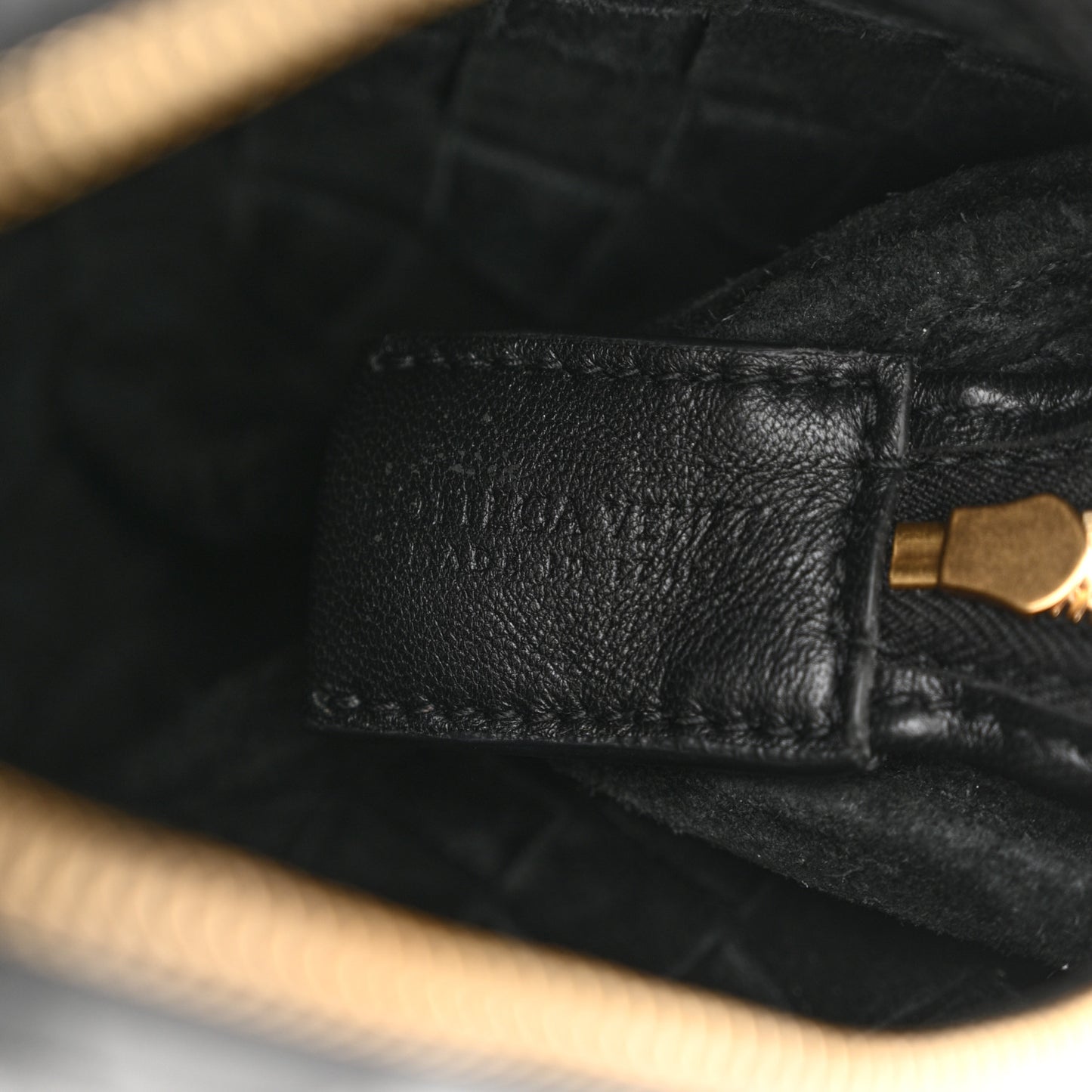 Nappa Intrecciato Mini Loop Camera Bag Black