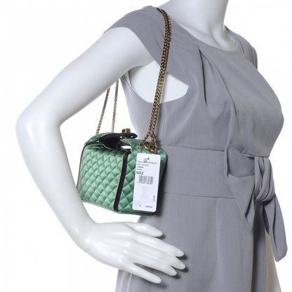 Chanel Satin Paris Shanghai Take Away Evening Bag Green 2 of 7