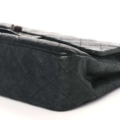 Chanel Washed Caviar Quilted 2.55 Reissue 225 Bijoux Chain Flap Black 10 of 15