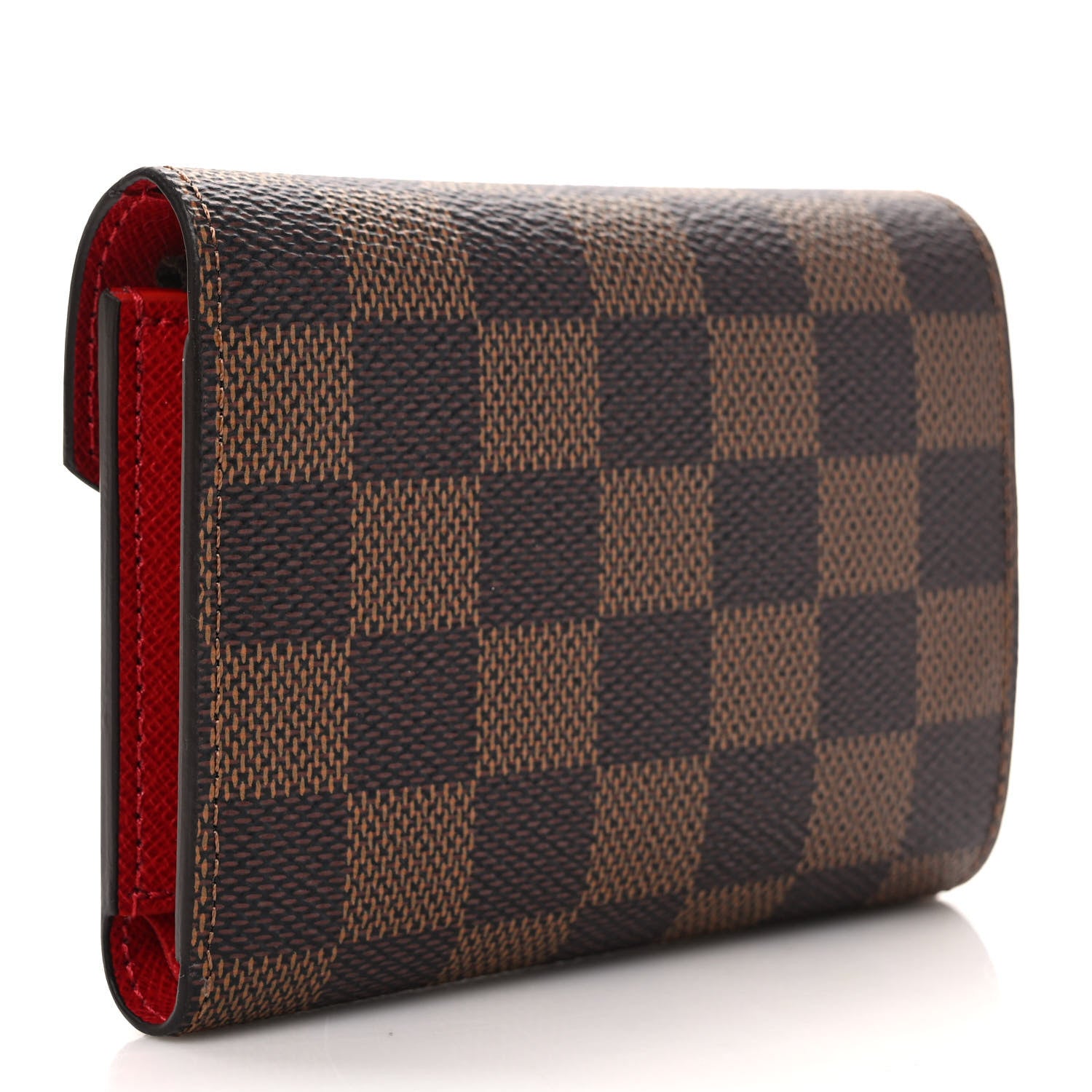Louis Vuitton Damier Ebene Victorine Wallet Cherry 3 of 7