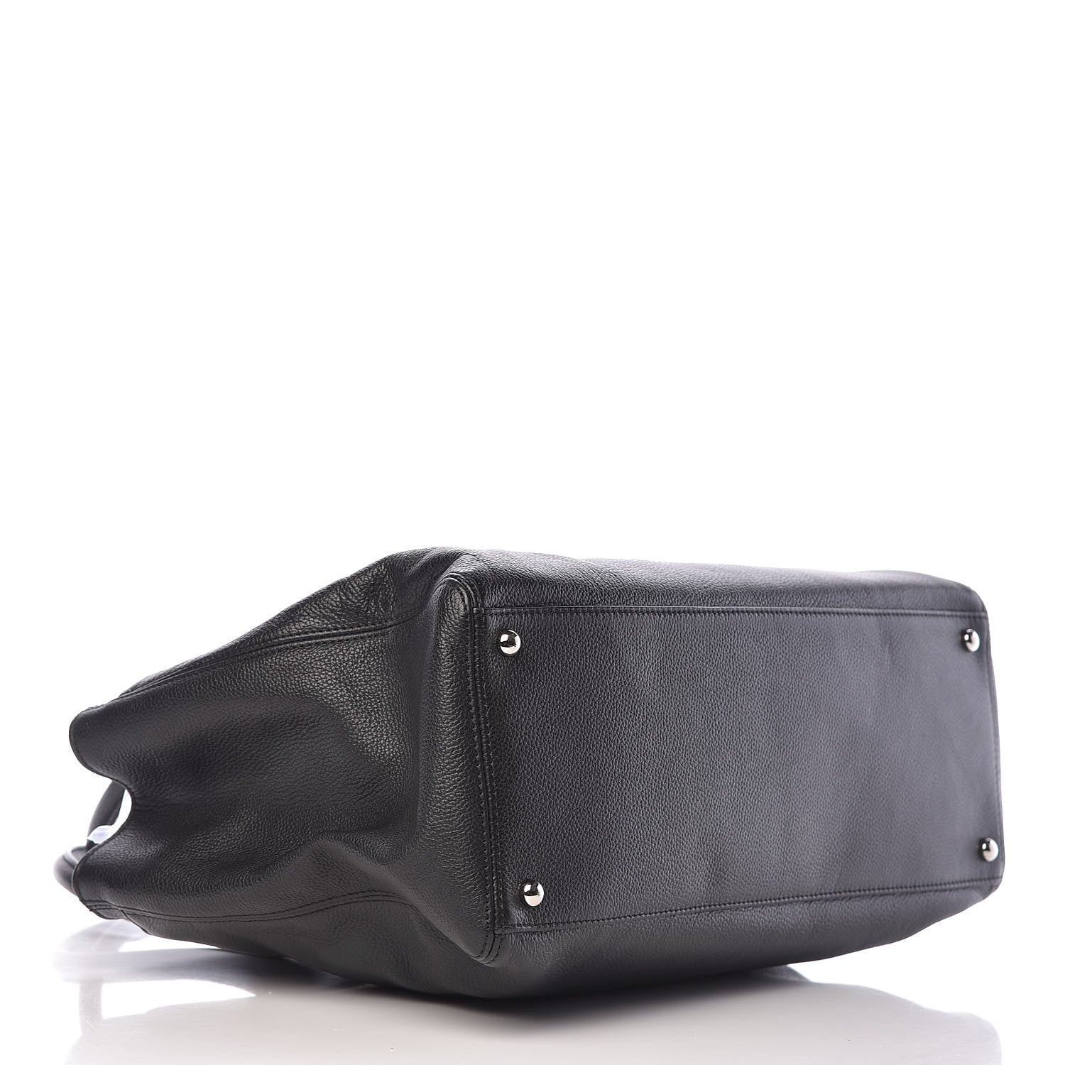 Chanel Calfskin Cerf Executive Shopper Tote Black 4 of 11