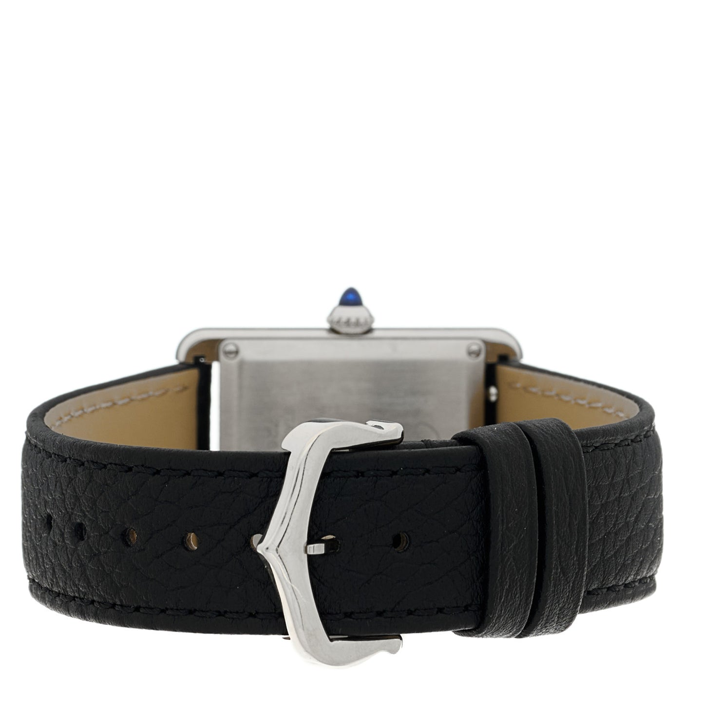 Stainless Steel Calfskin 25mm Must de Cartier Tank Quartz Watch