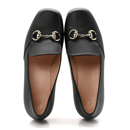 Gucci Calfskin Womens Horsebit Loafers 35.5 Black 2 of 10
