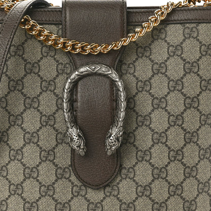 Gucci GG Supreme Monogram Medium Dionysus Bucket Bag Beige New Acero 8 of 10