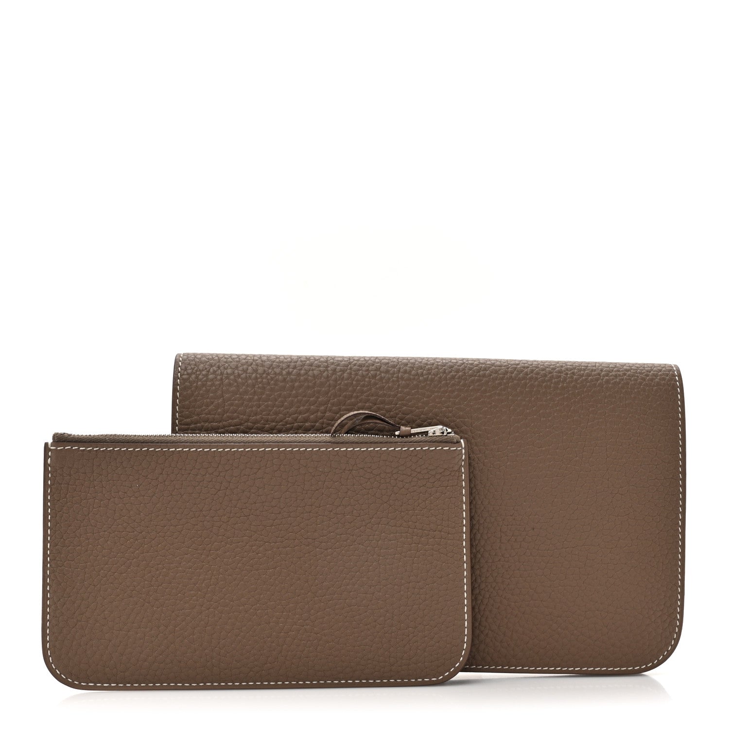 Hermes Togo Dogon Duo Wallet Etoupe 3 of 11