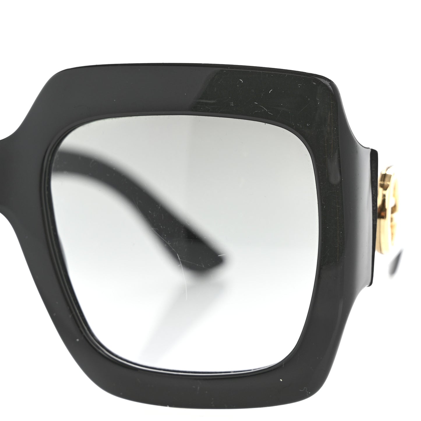 Acetate Square Frame Sunglasses GG0053S Black