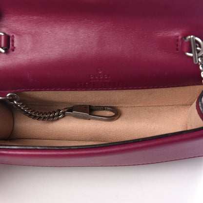 Gucci Velvet Super Mini Dionysus Shoulder Bag Fuchsia Violet Cyclamen 5 of 9