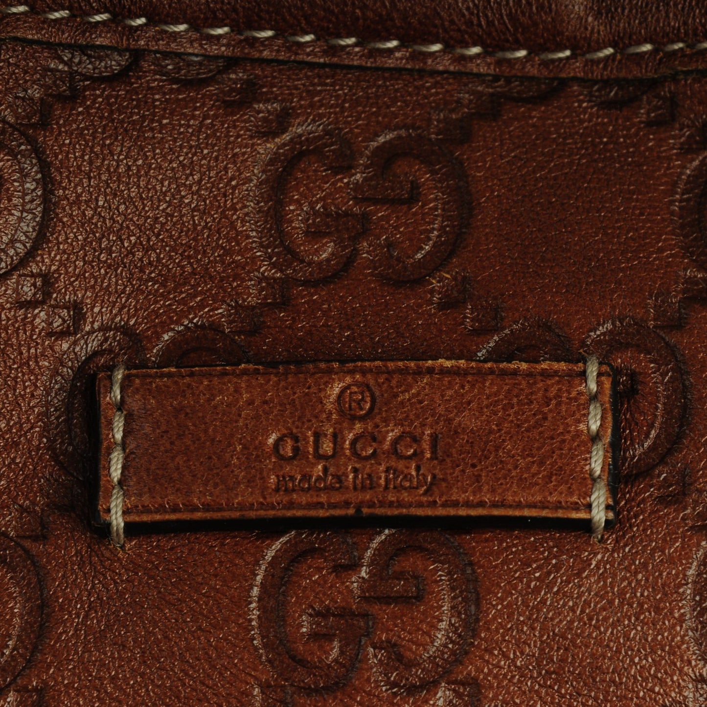 Guccissima Medium Joy Tote Brown