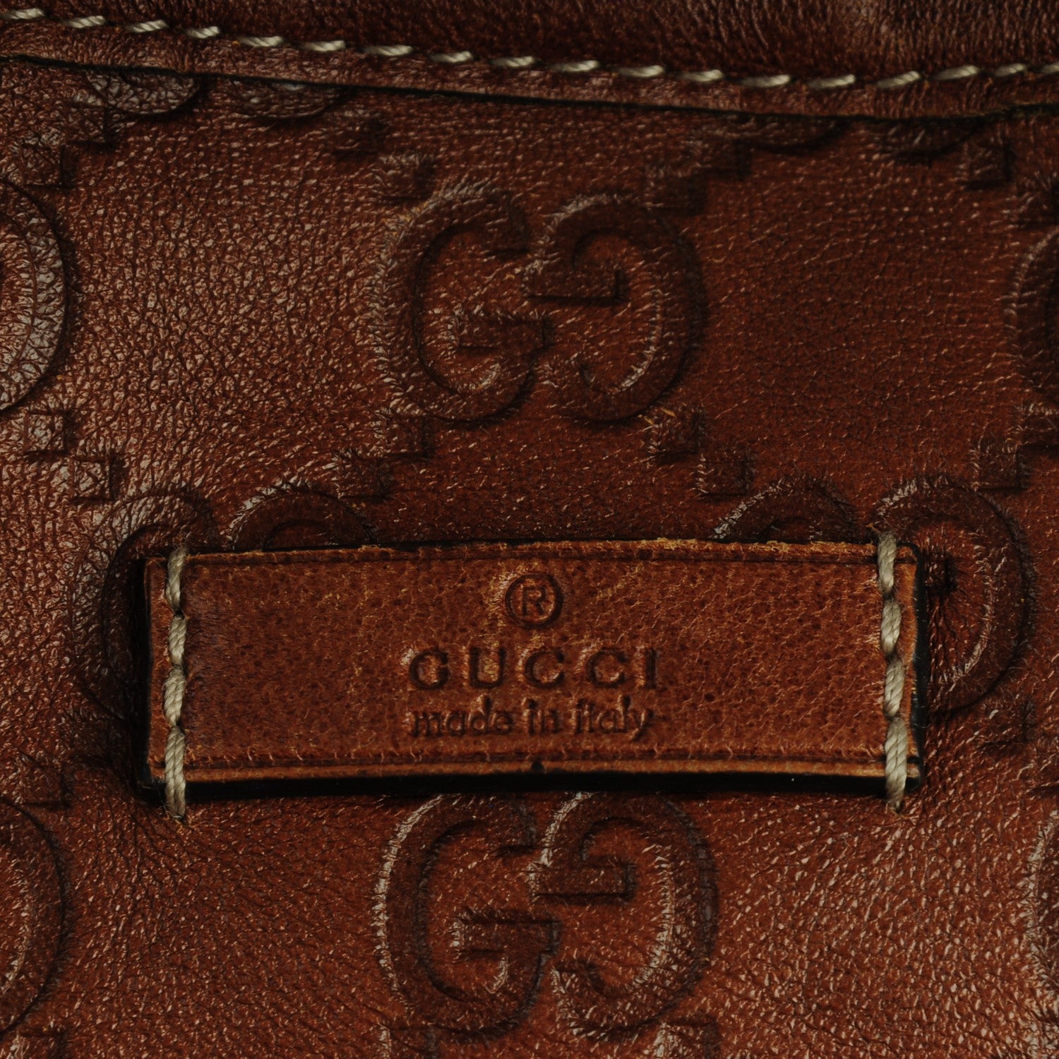 Gucci Guccissima Medium Joy Tote Brown 6 of 9