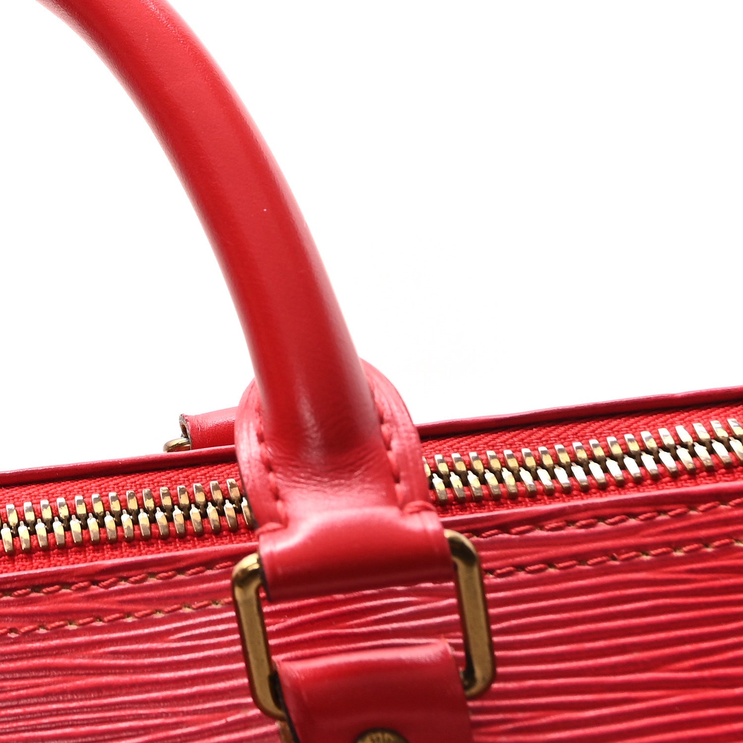 Louis Vuitton Epi Keepall 45 Castillan Red 12 of 15