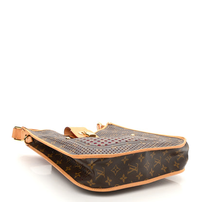Louis Vuitton Monogram Perforated Musette Fuchsia 4 of 7