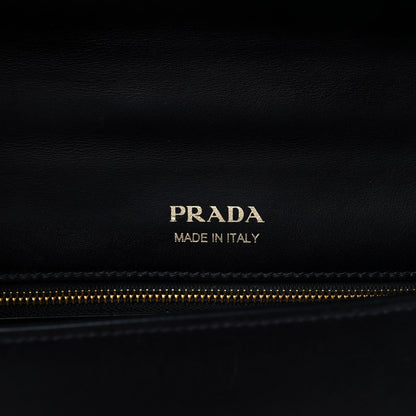 Prada City Calf Ribbon Bag Marmo Black Giada 6 of 13