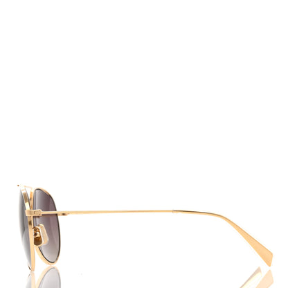 Celine Aviator Sunglasses CL 40062U Gold 3 of 9