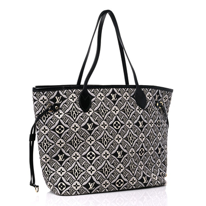 Louis Vuitton Jacquard Since 1854 Neverfull MM Grey 4 of 13