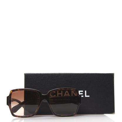 Chanel Acetate Square CC Sunglasses 5385 Tortoise 7 of 7