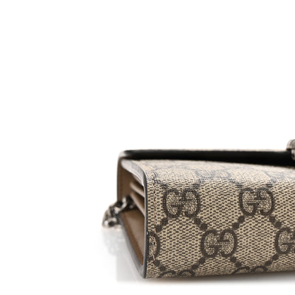 Gucci GG Supreme Monogram Mini Dionysus Chain Wallet Beige Taupe 9 of 10