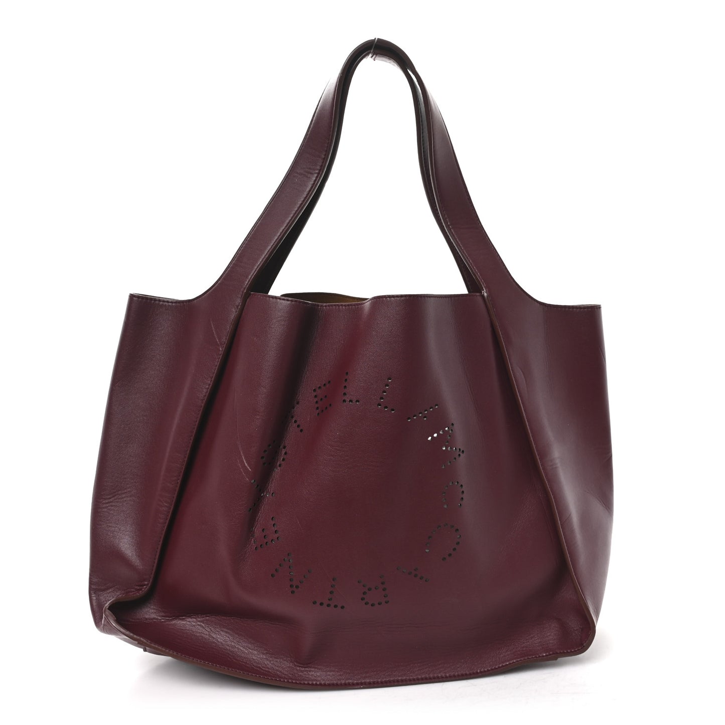 Eco Alter Nappa East West Perforated Tote Wine