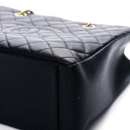 Chanel Caviar Quilted Grand Shopping Tote GST Black 10 of 13
