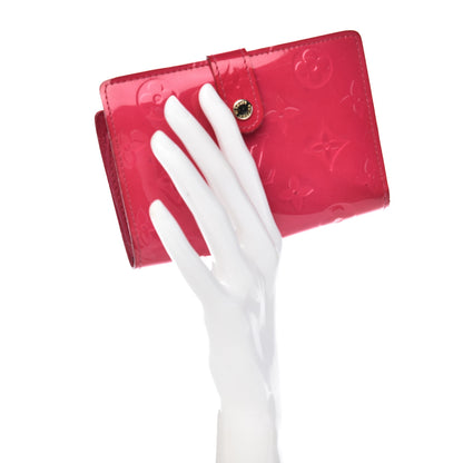 Louis Vuitton Vernis French Purse Wallet Framboise 2 of 11