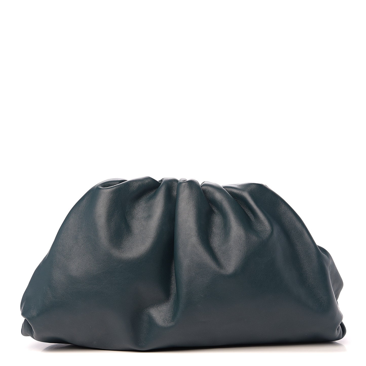 Smooth Butter Calf The Pouch Oversized Clutch Deep Blue