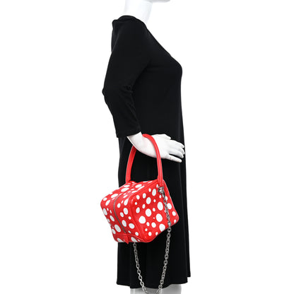 Louis Vuitton LV X YK Empreinte Square Bag Red White 3 of 10