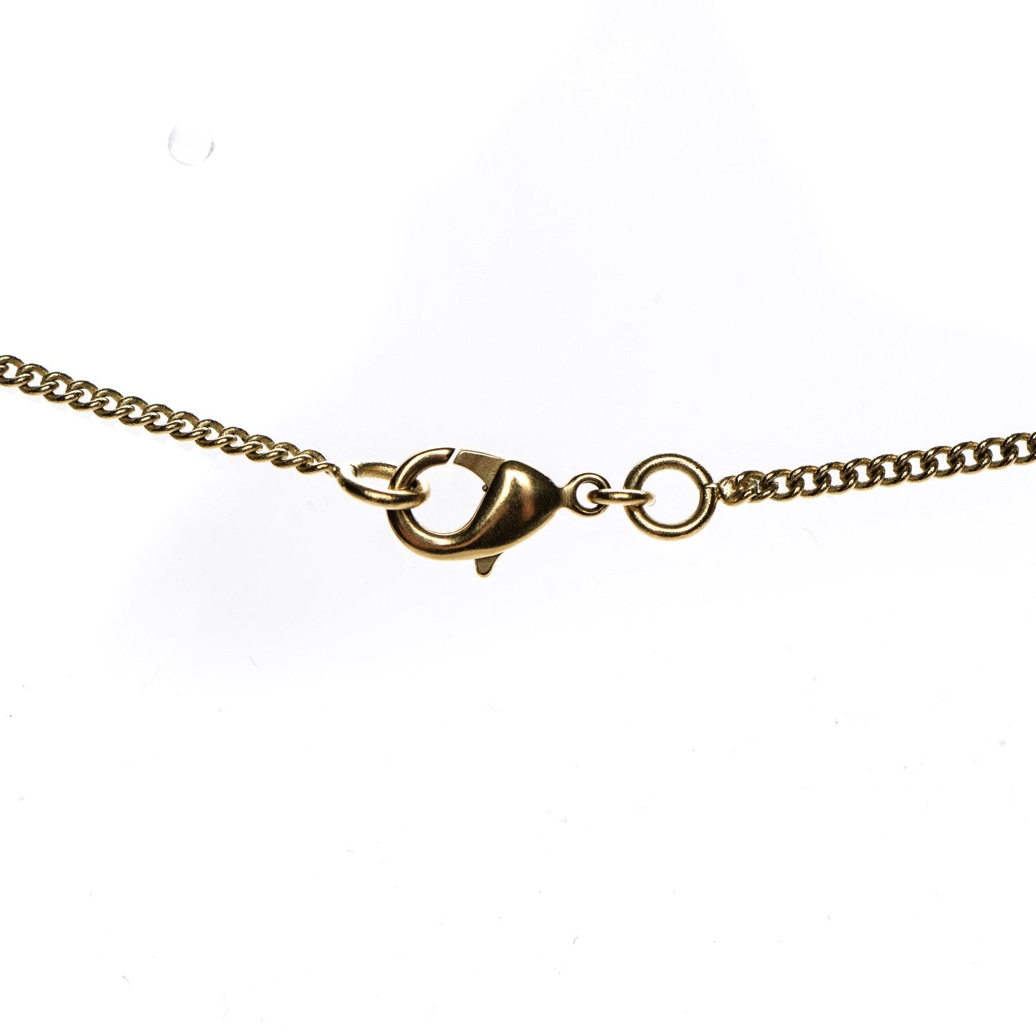 Chanel Pearl CC Pendant Necklace Gold 5 of 6
