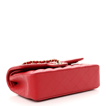 Chanel Caviar Quilted Small Double Flap Red 4 of 11