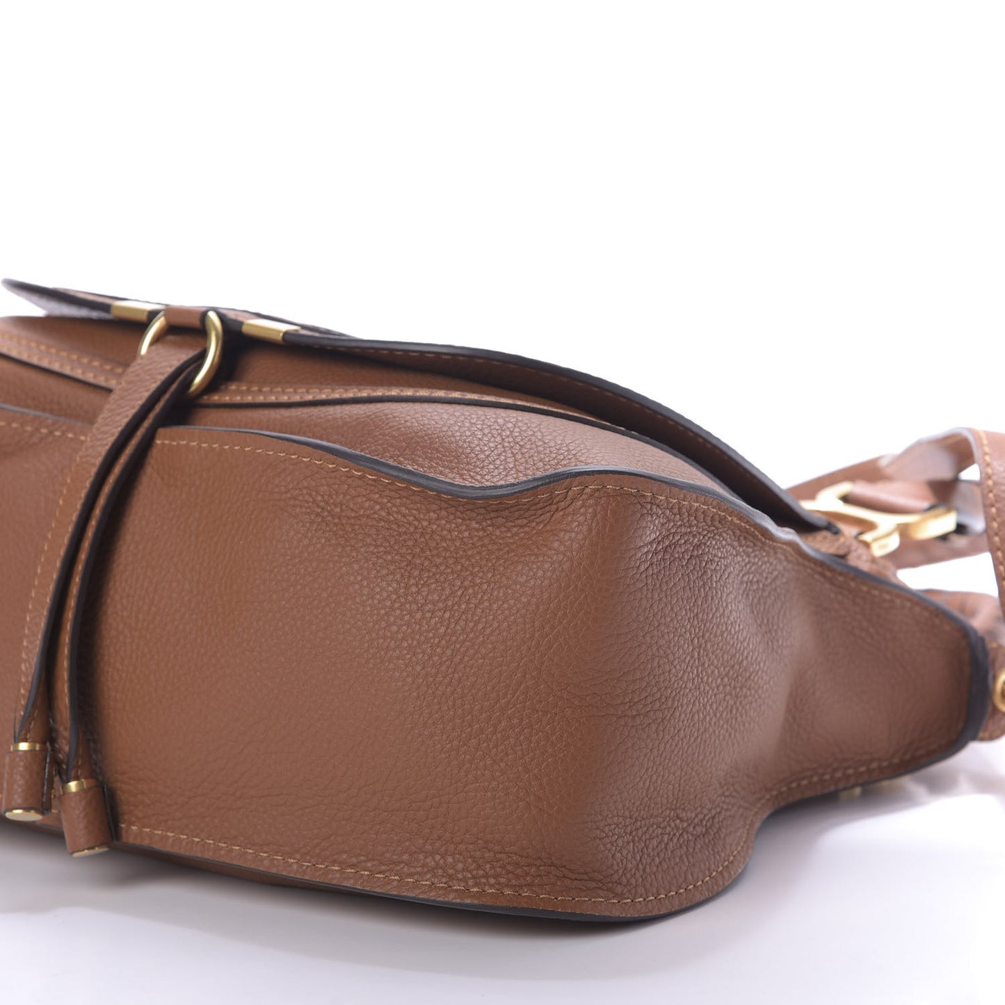 Calfskin Medium Marcie Satchel Tan