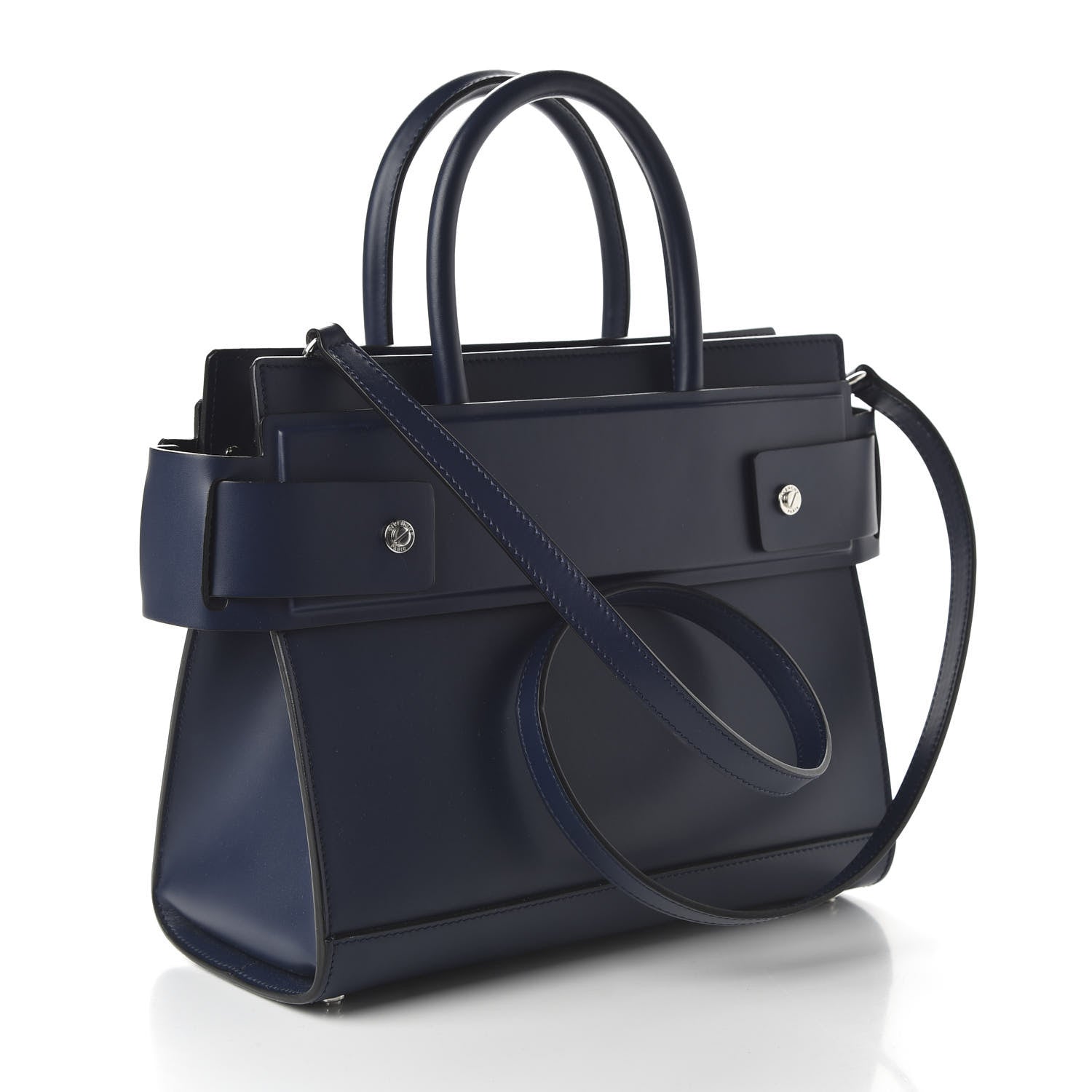 Givenchy Smooth Calfskin Small Horizon Satchel Night Blue 4 of 9
