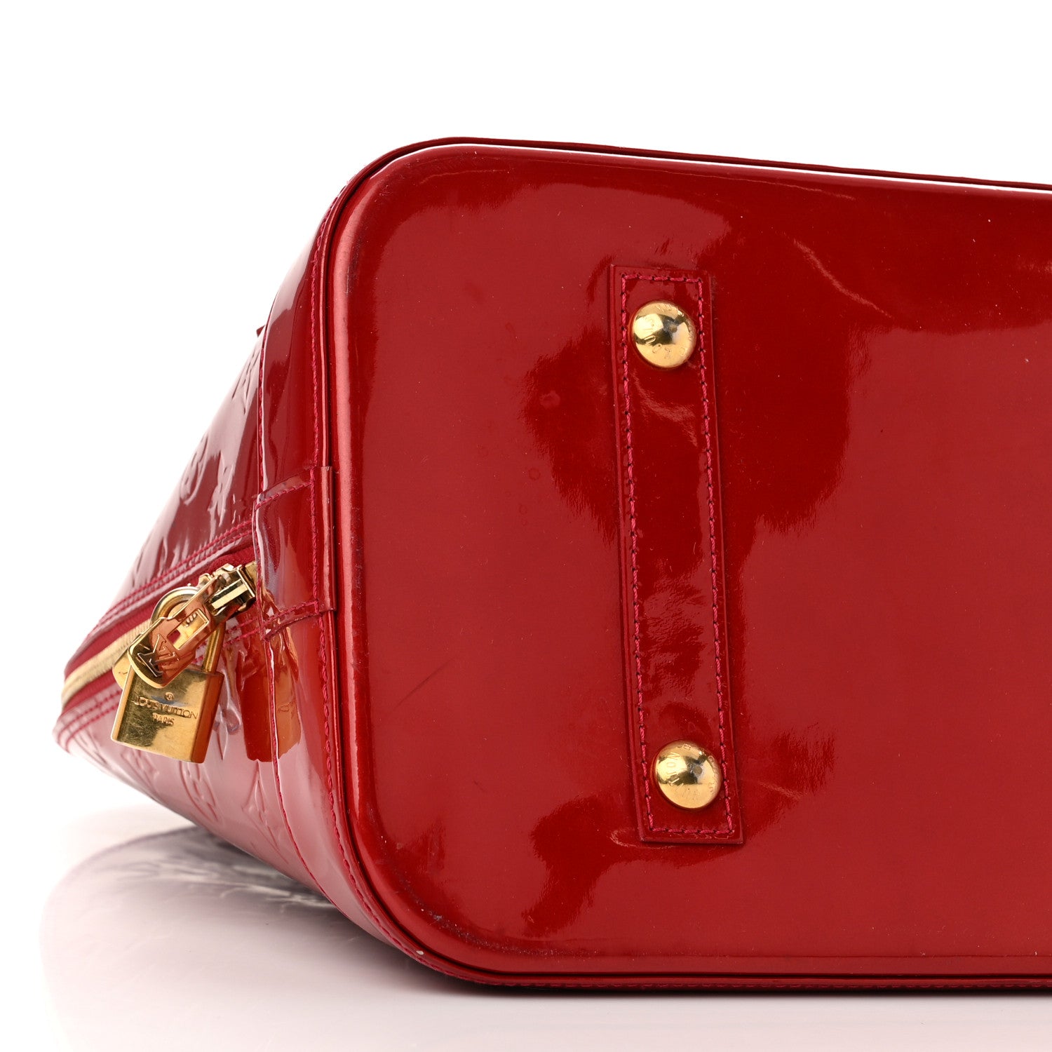 Louis Vuitton Vernis Alma GM Pomme D'Amour 8 of 10