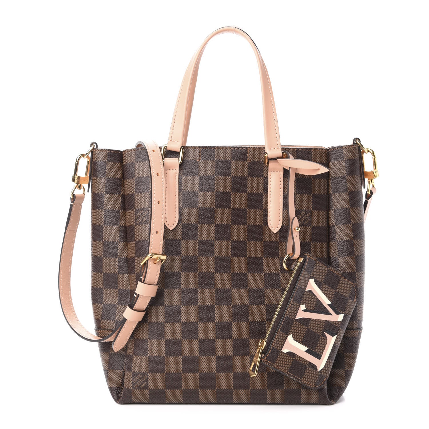 Louis Vuitton Damier Ebene Belmont PM Venus Pink 1 of 14