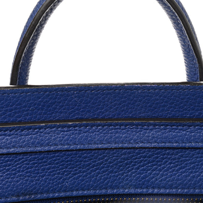 Celine Drummed Calfskin Nano Luggage Indigo 11 of 21
