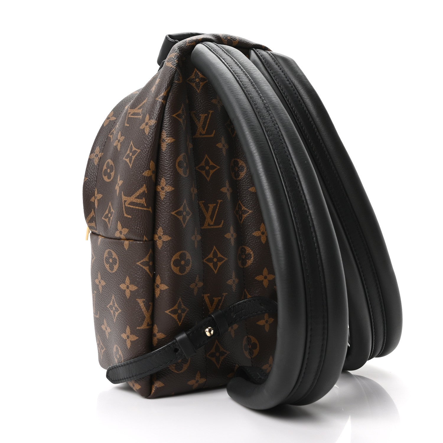 black louis vuitton backpack gold plate Louis Vuitton Palm Springs Monogram Canvas Pm Backpack
