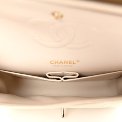 Chanel Caviar Quilted Medium Double Flap White 5 of 10