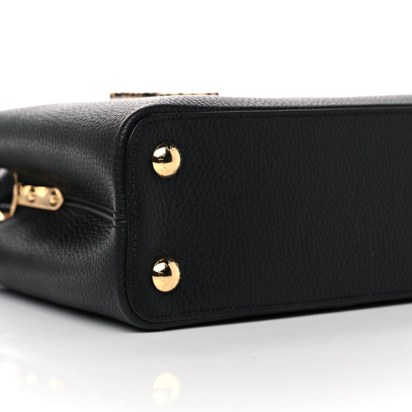 Taurillon Capucines Leopard BB Black