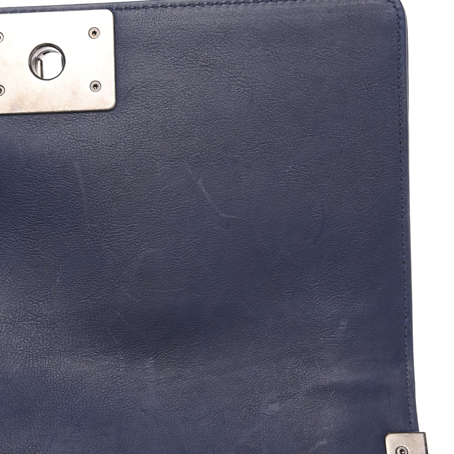 Chanel Calfskin Quilted Small Boy Flap Navy 10 of 14