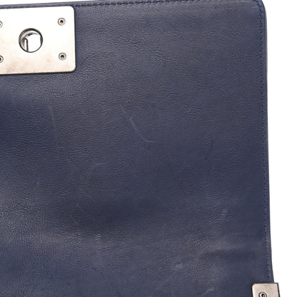 Chanel Calfskin Quilted Small Boy Flap Navy 10 of 14