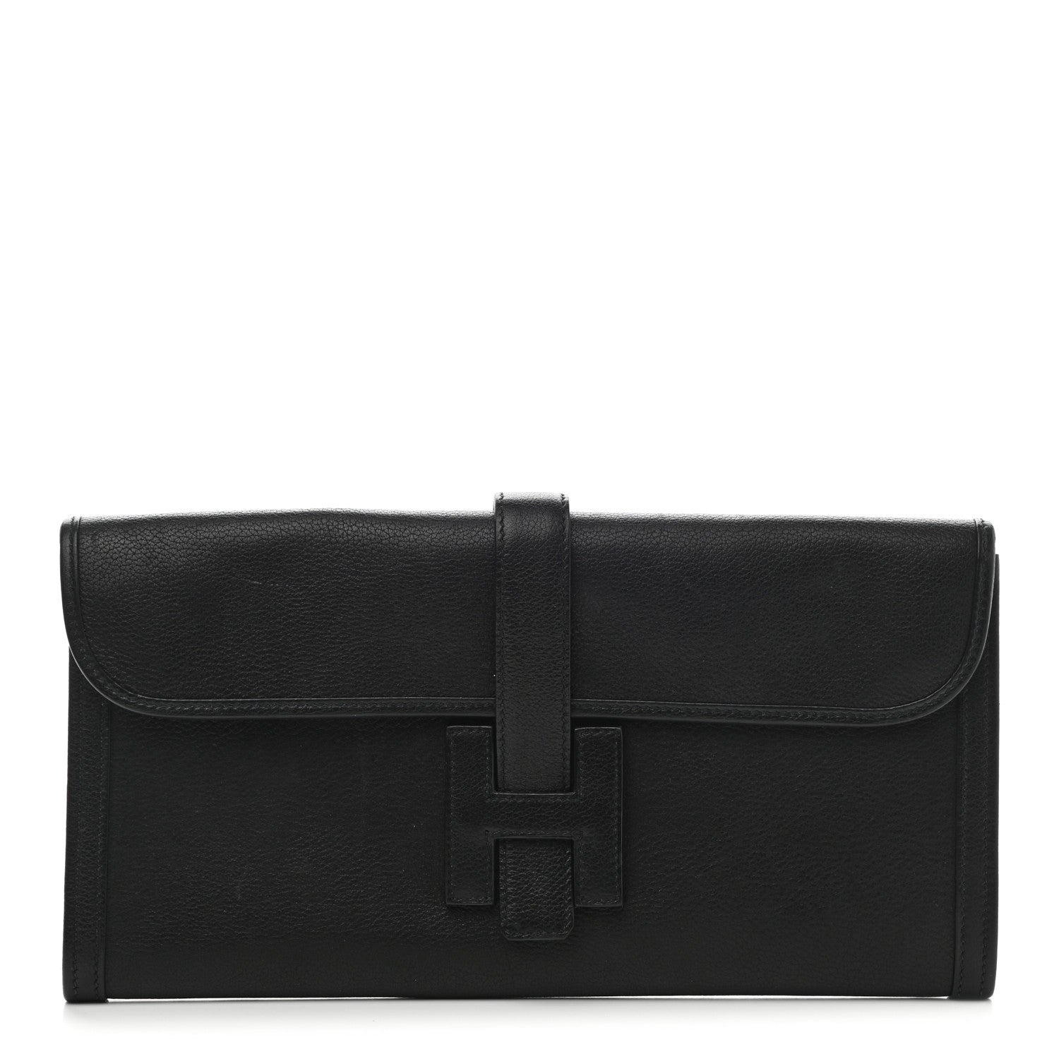 Hermes Turillon Clemence Jige Elan 29 Clutch Black 1 of 7