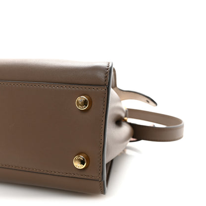 Fendi Vitello Tahiti Burro Bi-Color Medium Peekaboo Iconic Essentially Satchel Maya Camelia Confetto 9 of 9