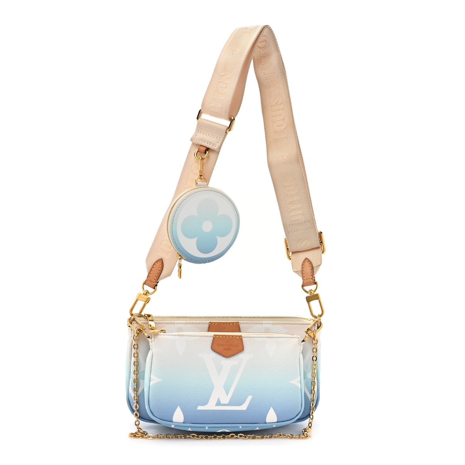 Louis Vuitton Monogram Giant By The Pool Multi Pochette Accessories Blue 1 of 11