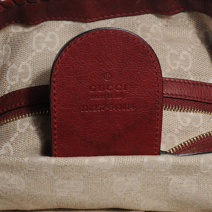 Gucci Amazon Leather Large New Jackie Hobo Red 7 of 7